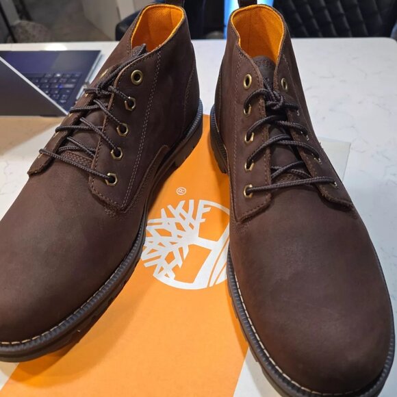 Timberland Men's Redwood Falls Waterproof Chukka Boot Soil SIZE 10 NEW - Picture 2 of 10